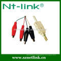 Cable de prueba con clip de cocodrilo con 2 y 4 polos